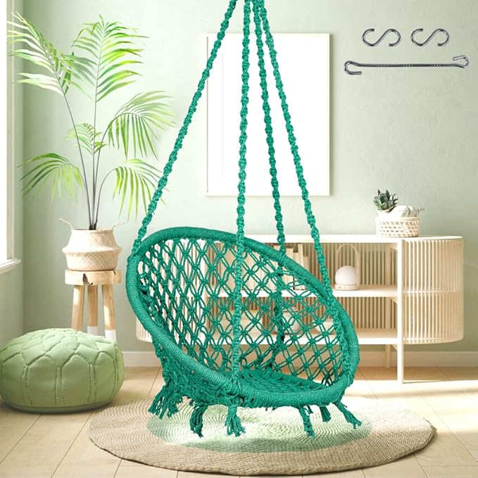 Patiofy Round Cotton Home Swing