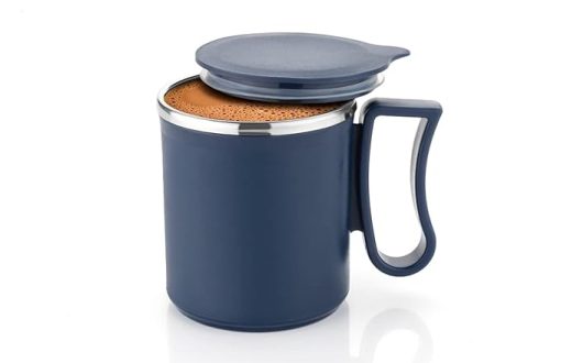 leawall coffee mug with lid