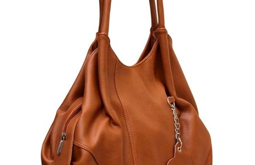 vegan leather brown bag
