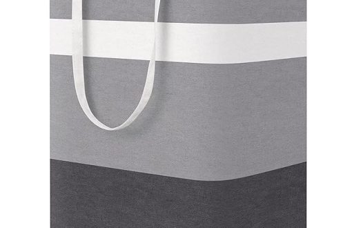 linen laundry bag stripes