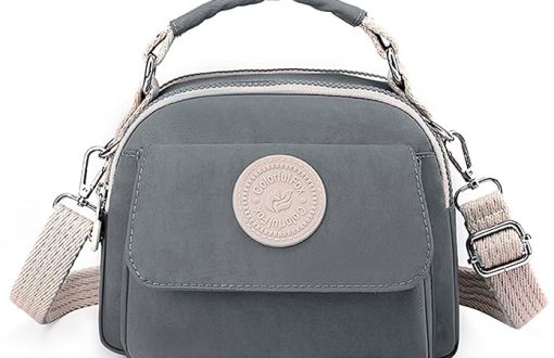 crossbody grey