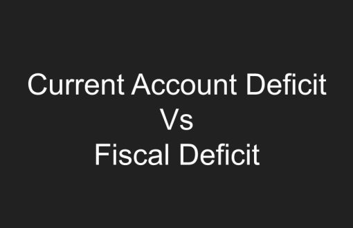 current account deficit vs fiscal deficit